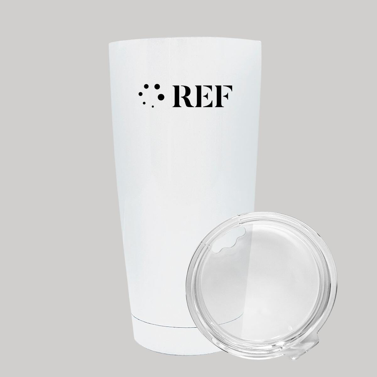 Termo Vaso Térmico 20 Oz Blanco Personalizable Logo