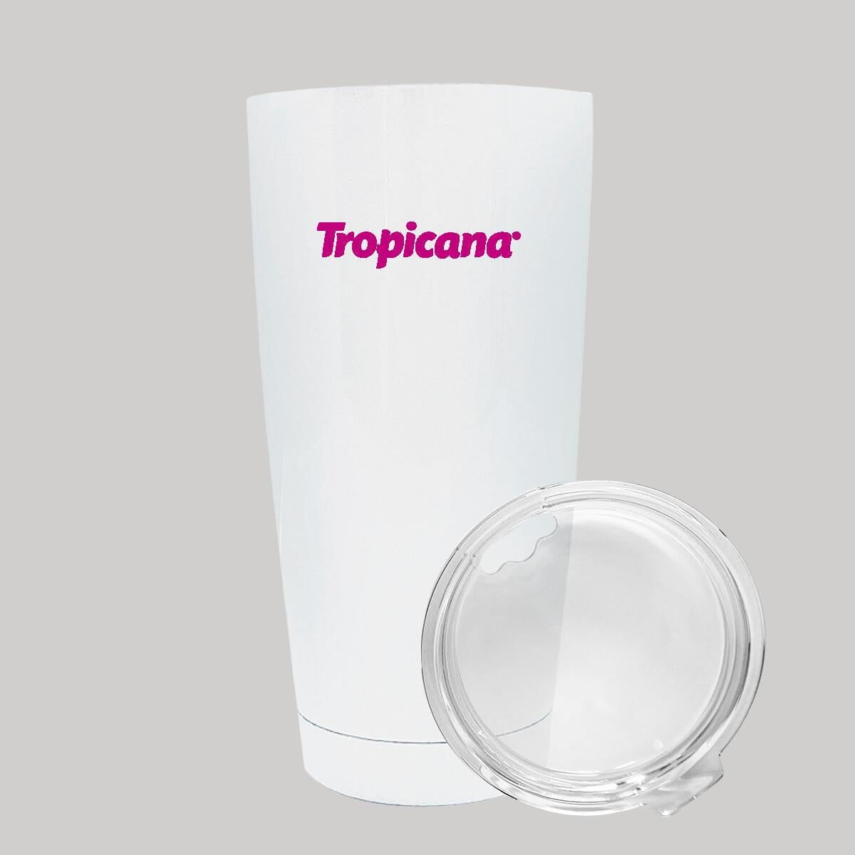 Termo Vaso Térmico 20 Oz Blanco Personalizable Logo