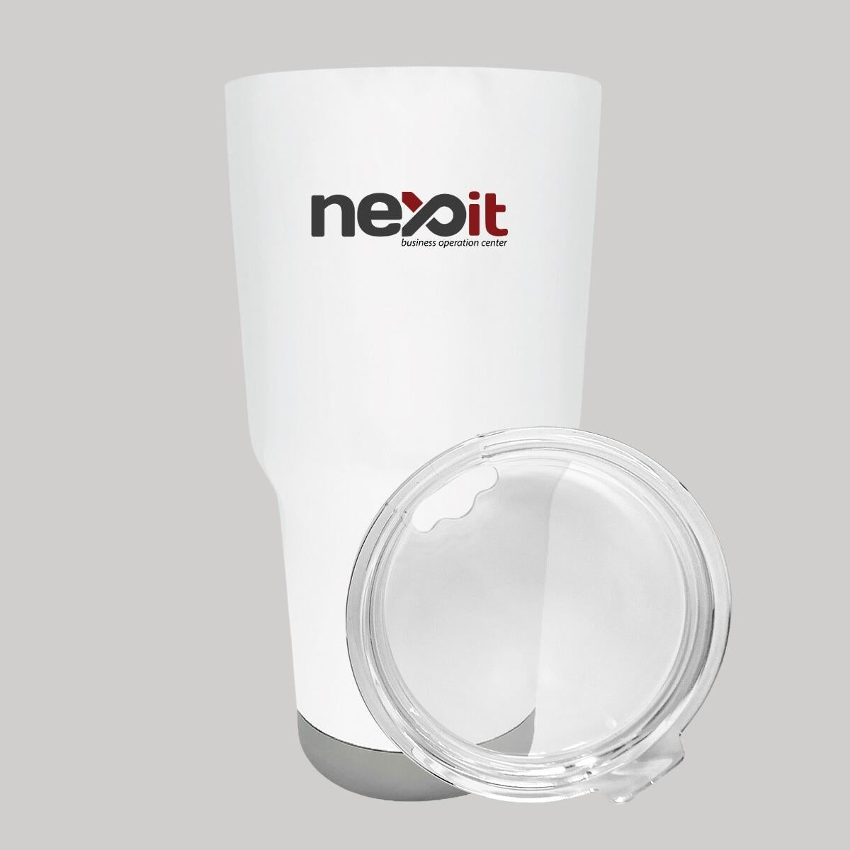 Termo Vaso Térmico 30 Oz Blanco Personalizable Logo
