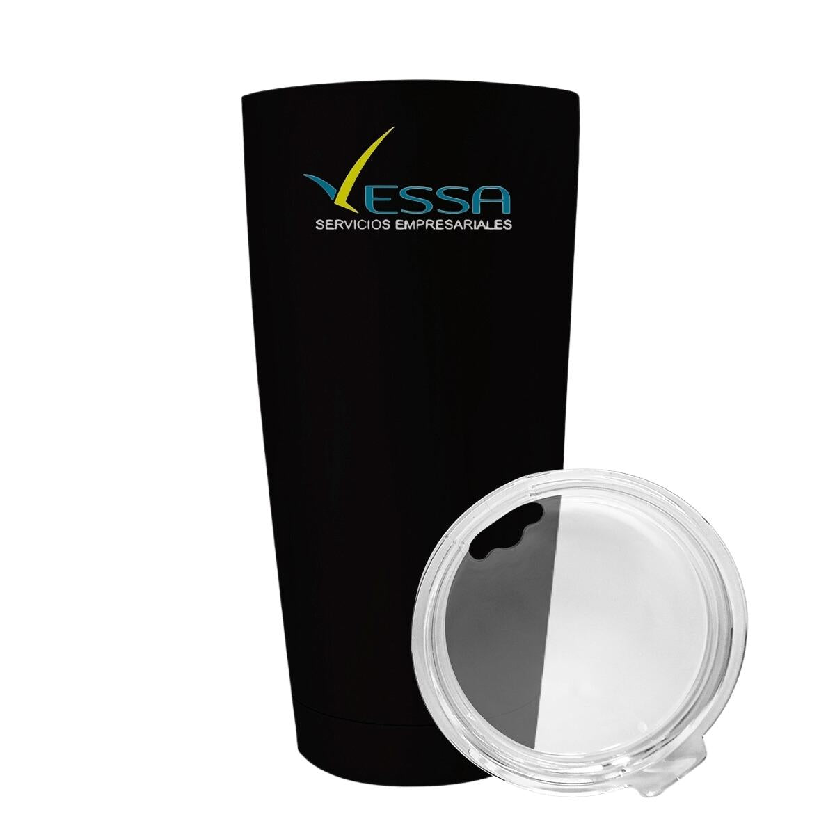 Termo Vaso Térmico 20 Oz Negro Personalizable Logo