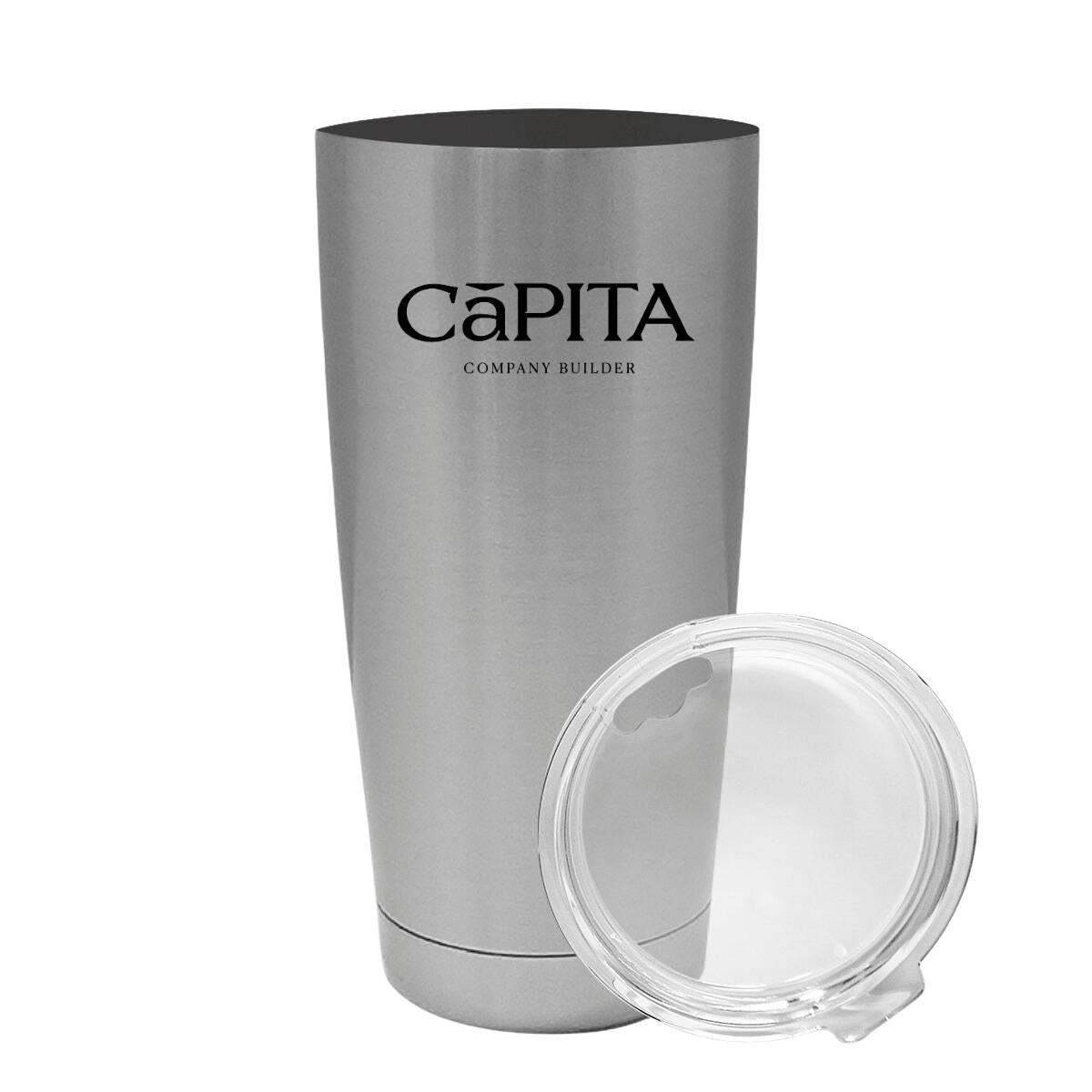 Termo Vaso Térmico 20 Oz Plata Personalizable Logo