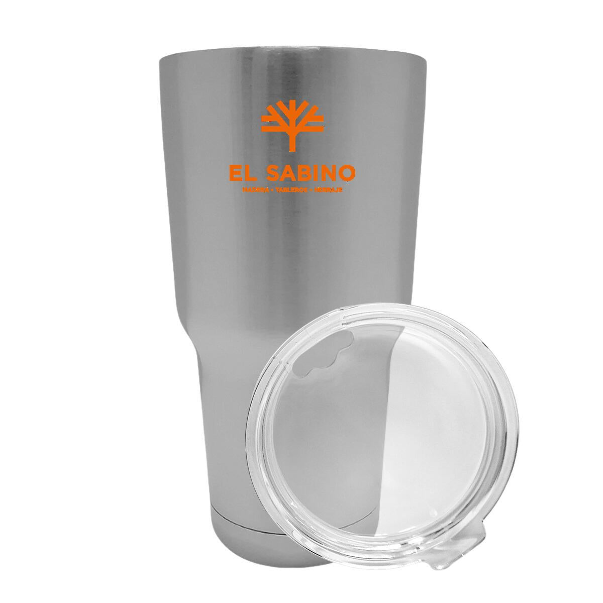 Termo Vaso Térmico 30 Oz Plata Personalizable Logo
