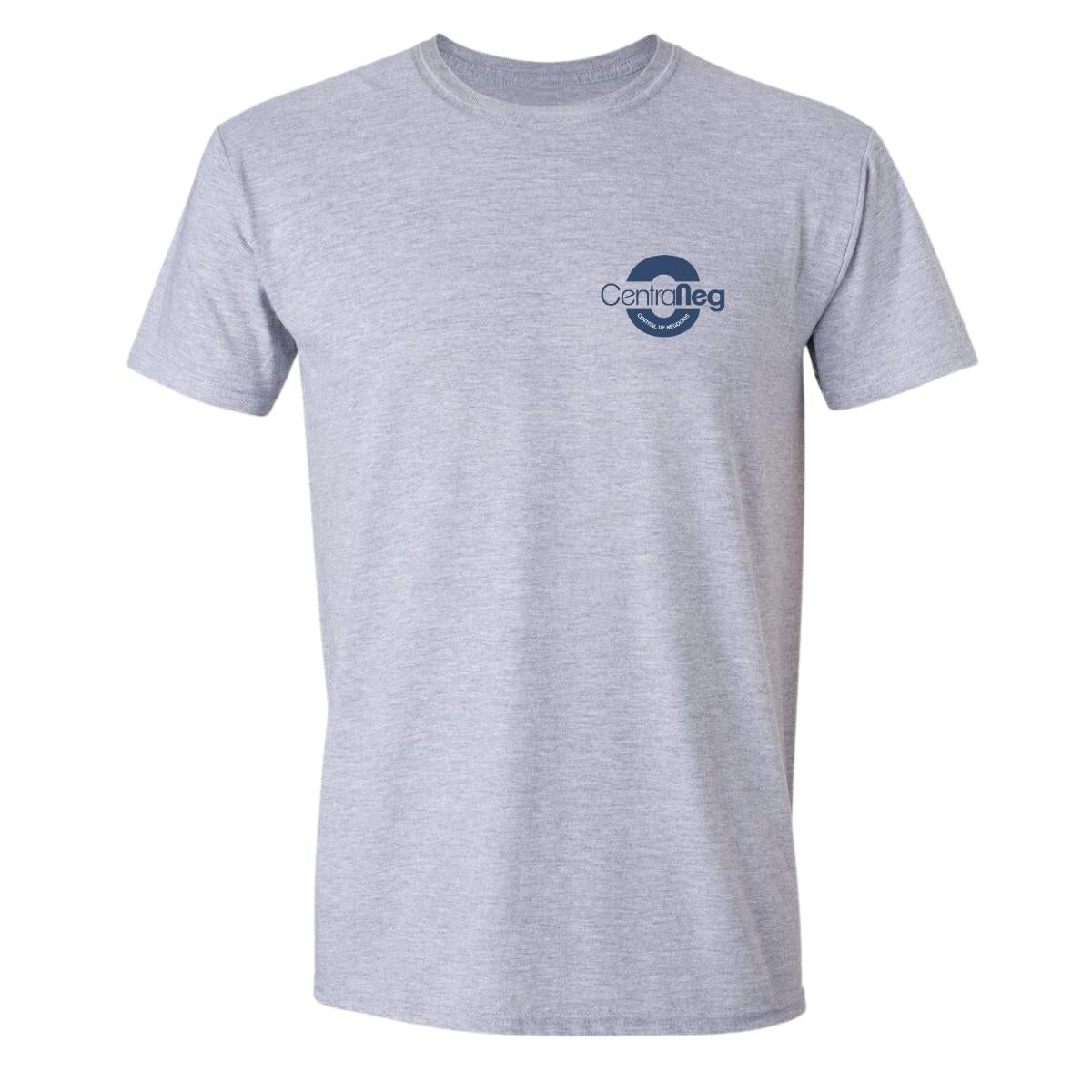 Playera Manga Corta Hombre Gris Personalizable Escudo