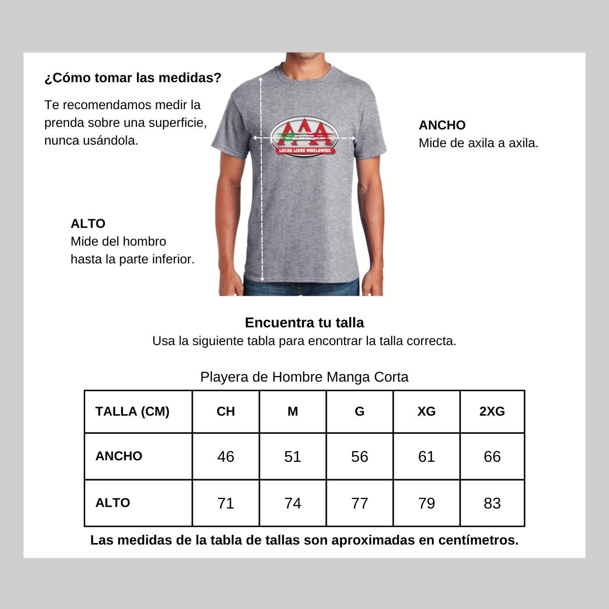 Playera Manga Corta Hombre Gris Personalizable Logo