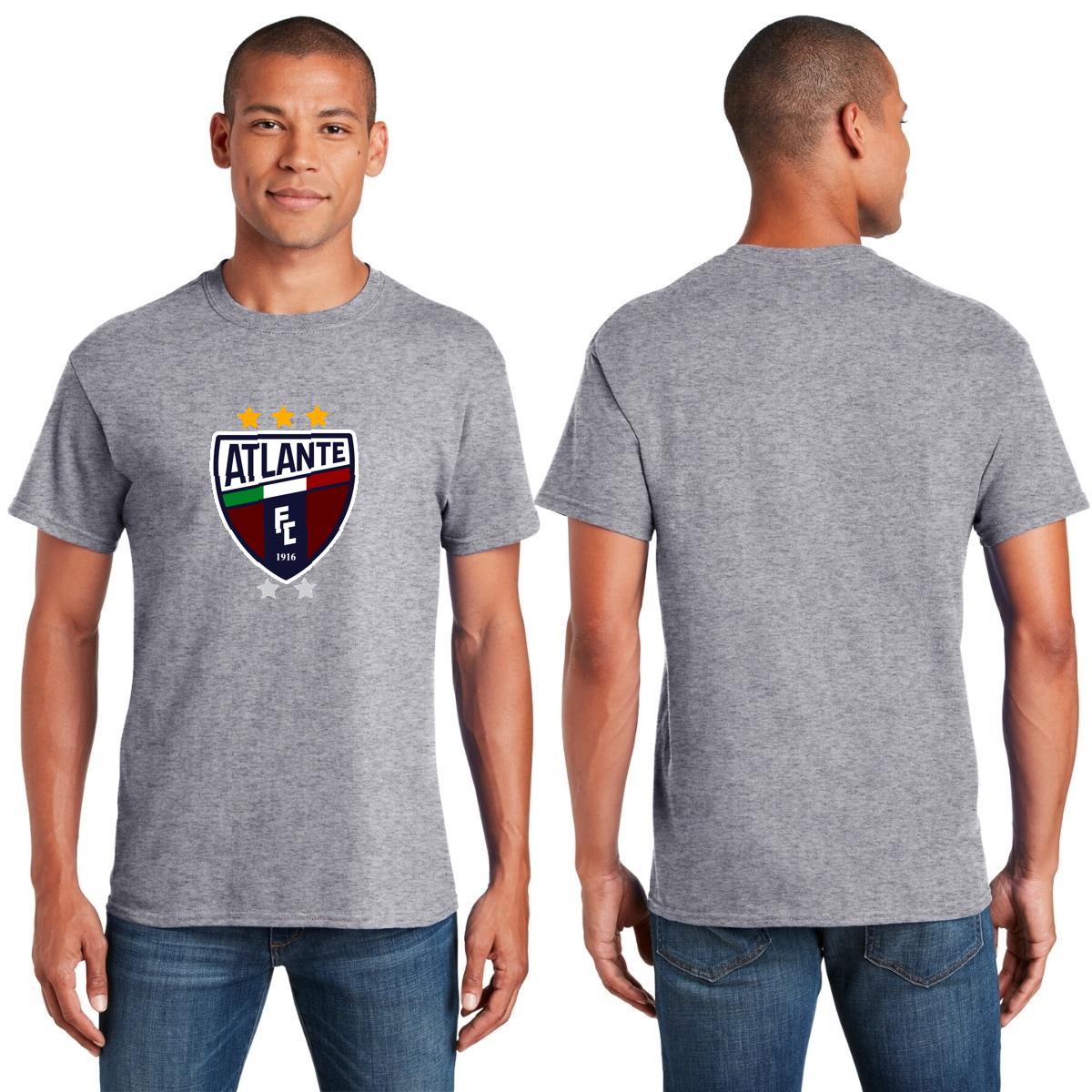 Playera Manga Corta Hombre Gris Personalizable Logo
