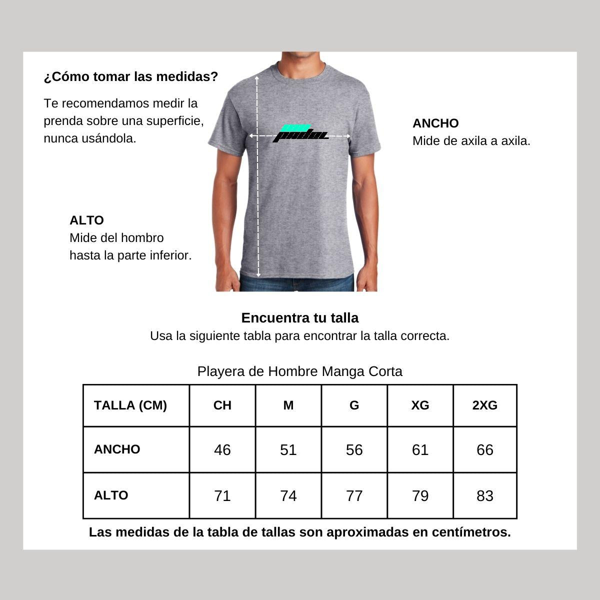 Playera Manga Corta Hombre Gris Personalizable Logo