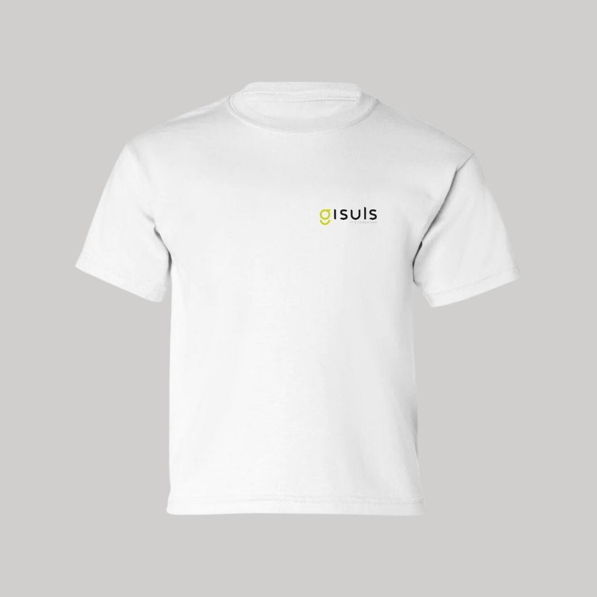 Playera Manga Corta Infantil Blanco Personalizable Escudo