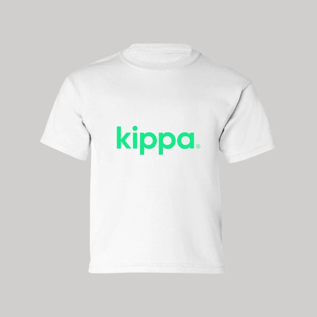 Playera Manga Corta Infantil Blanco Personalizable Logo