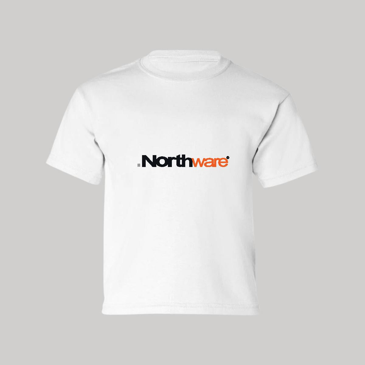 Playera Manga Corta Infantil Blanco Personalizable Logo