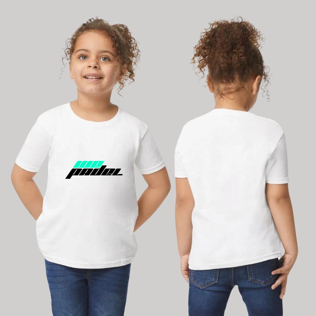 Playera Manga Corta Infantil Blanco Personalizable Logo