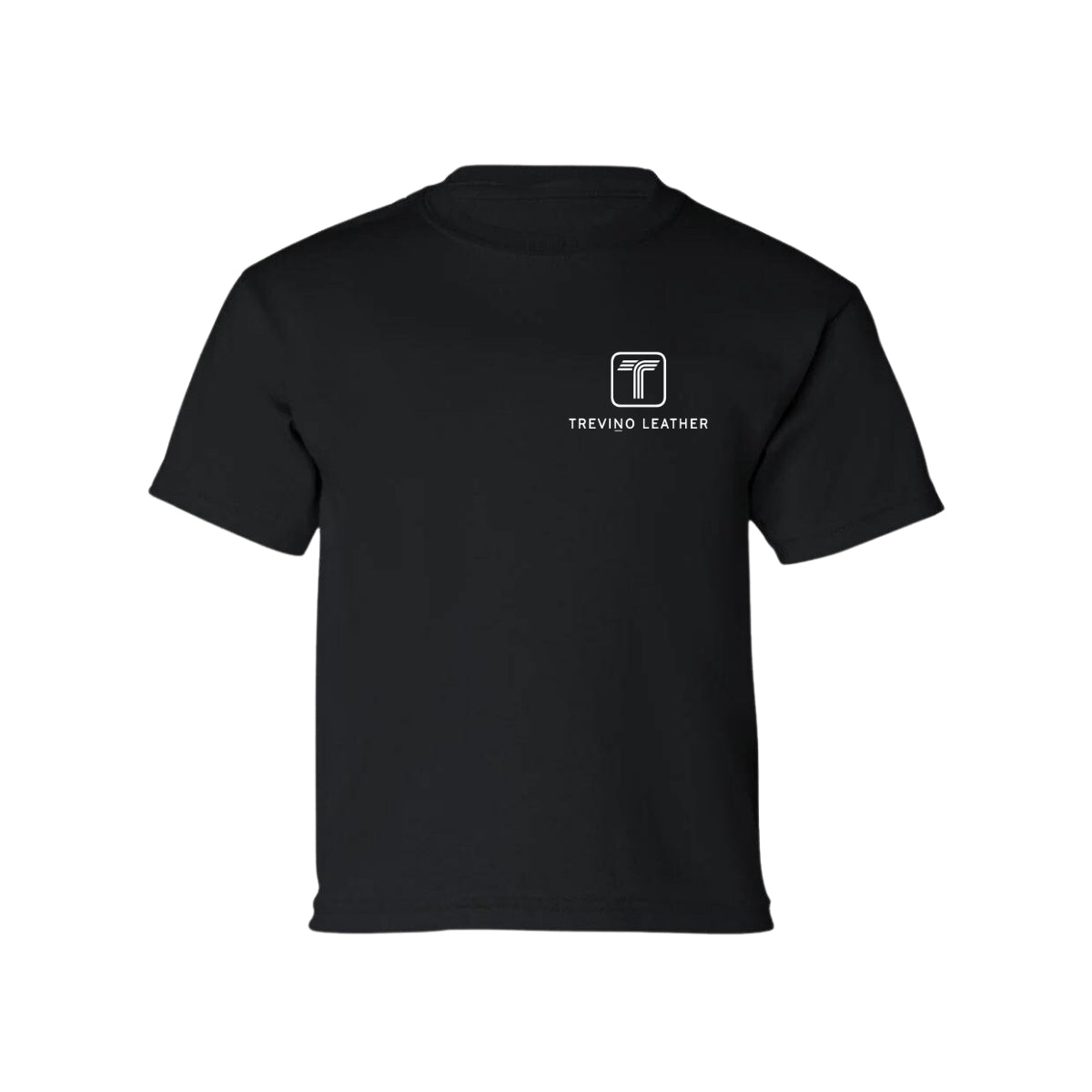 Playera Manga Corta Infantil Negro Personalizable Escudo
