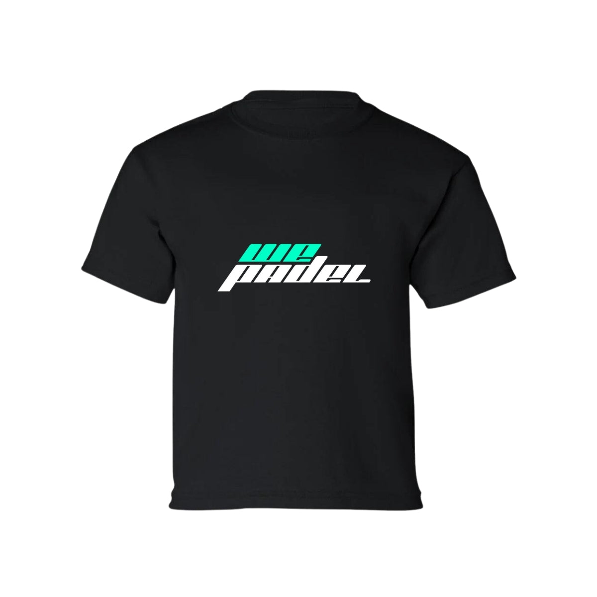 Playera Manga Corta Infantil Negro Personalizable Logo