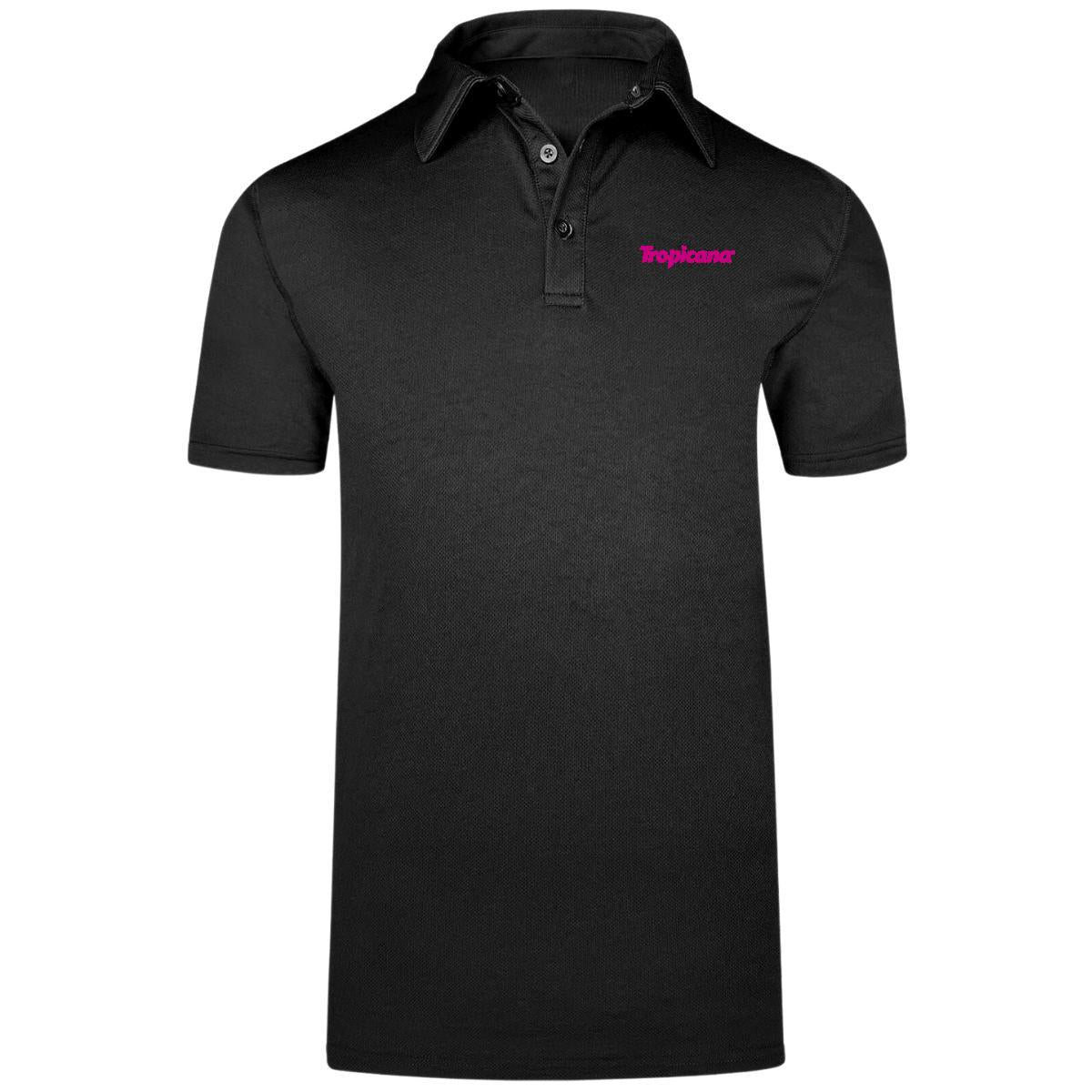 Playera Tipo Polo Hombre Manga Corta Negro Personalizable Escudo