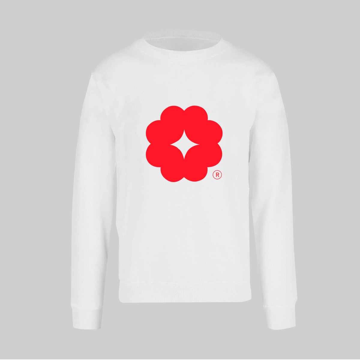 Sudadera Unisex Blanco Logo Personalizable