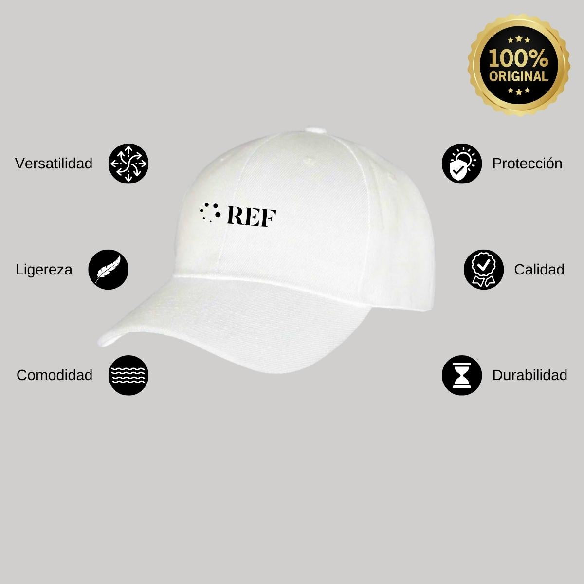 Gorra Blanca para Adulto Unitalla Unisex