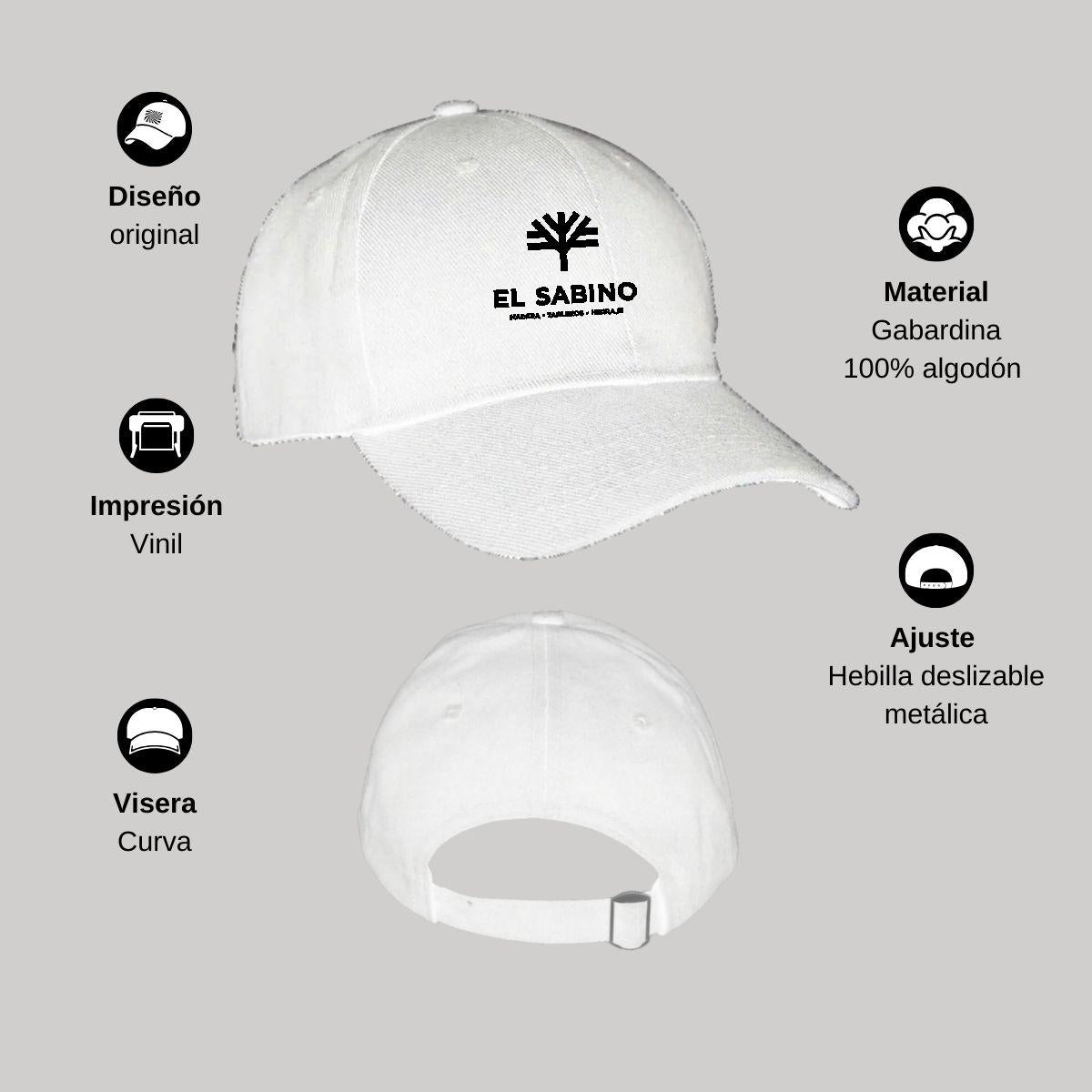 Gorra Blanca para Adulto Unitalla Unisex