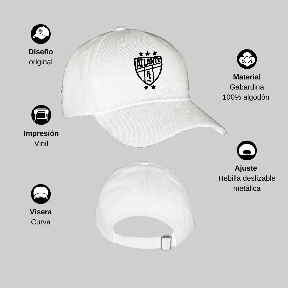 Gorra Blanca para Adulto Unitalla Unisex