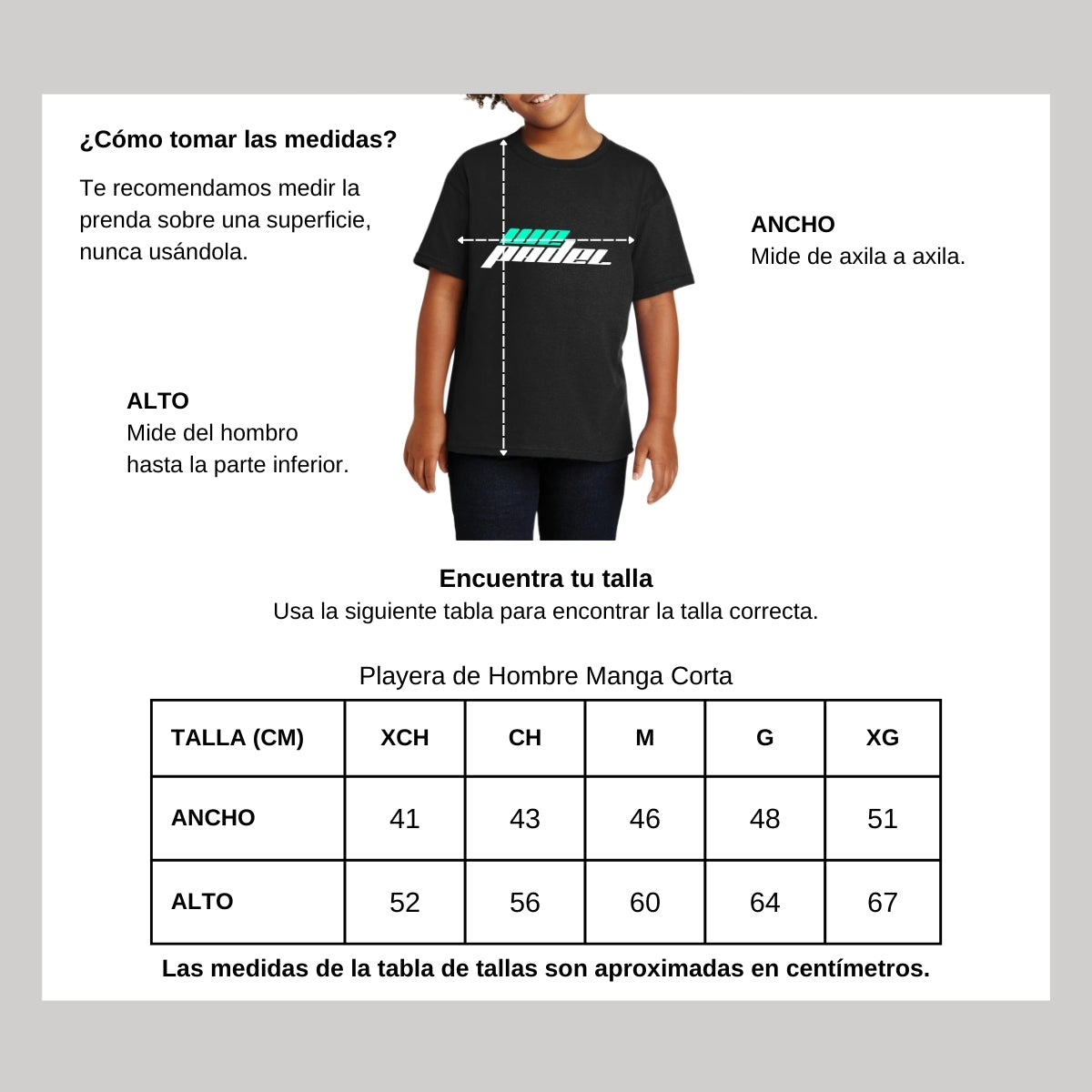 Playera Negra Cuello Redondo Manga Corta Para Niño y Niña Logo