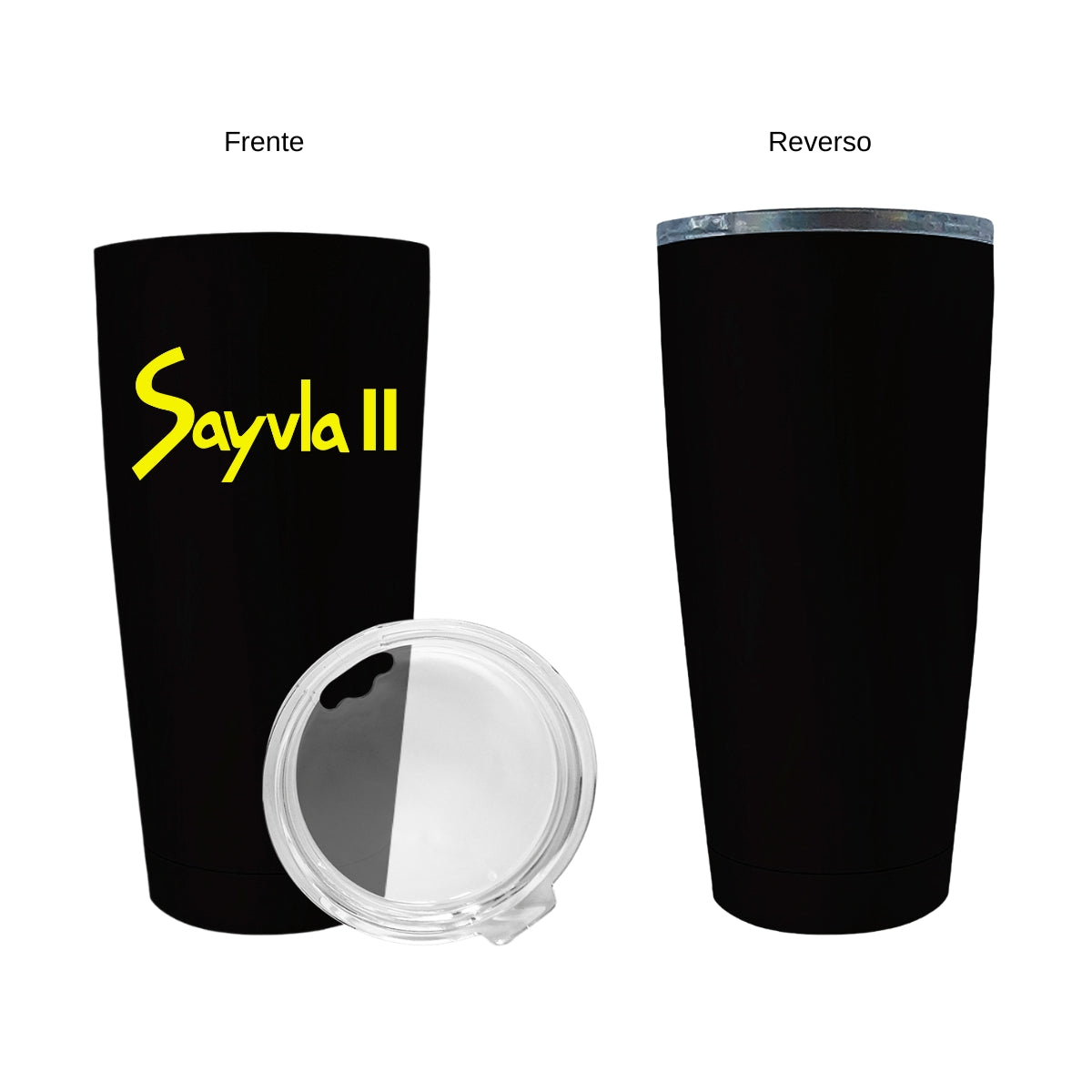 Termo Vaso Térmico 20 Oz Negro Personalizable Logo