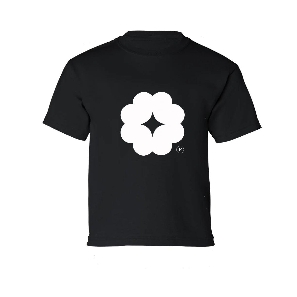 Playera Manga Corta Infantil Negro Personalizable Logo