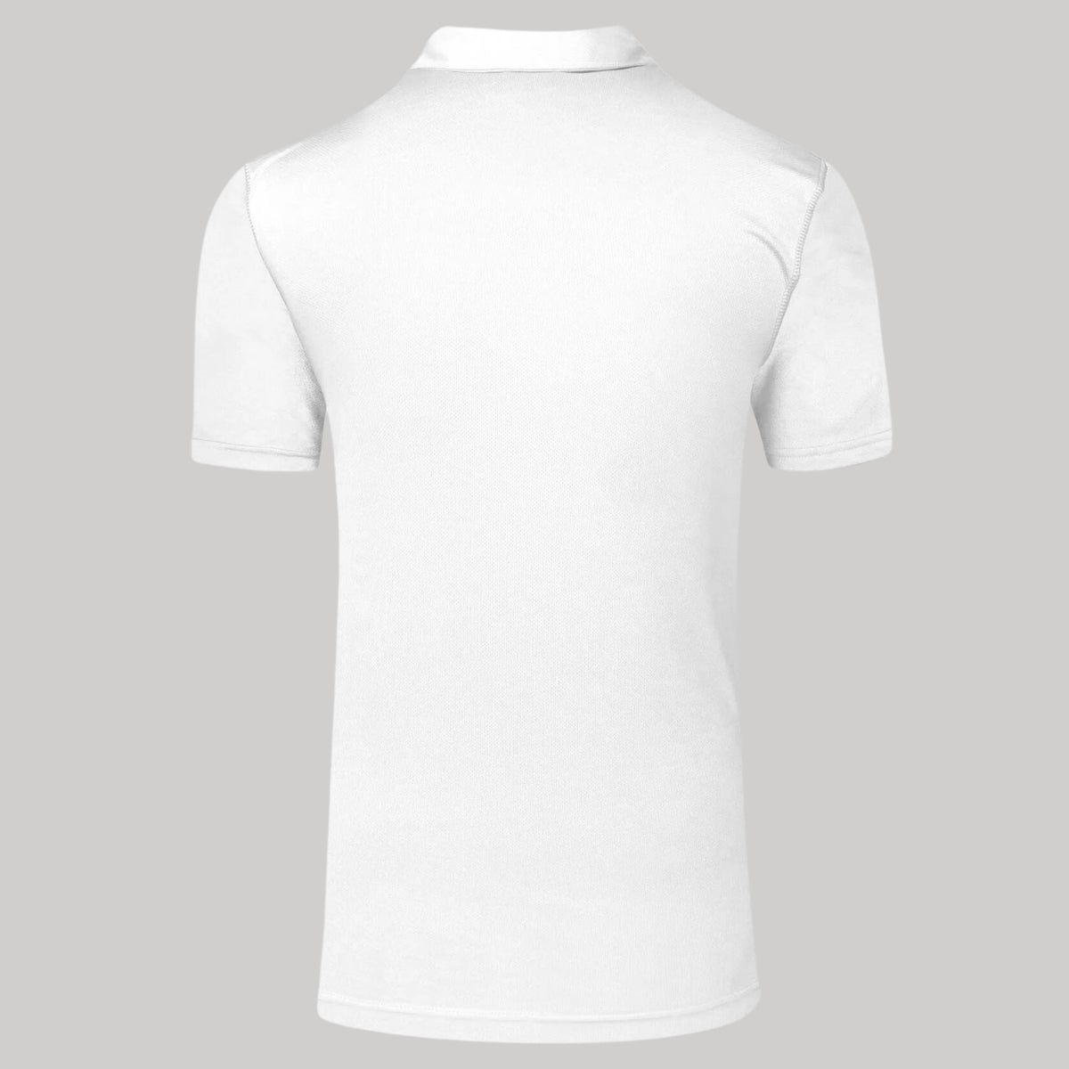 Playera Tipo Polo Hombre Manga Corta Blanco Personalizable Escudo