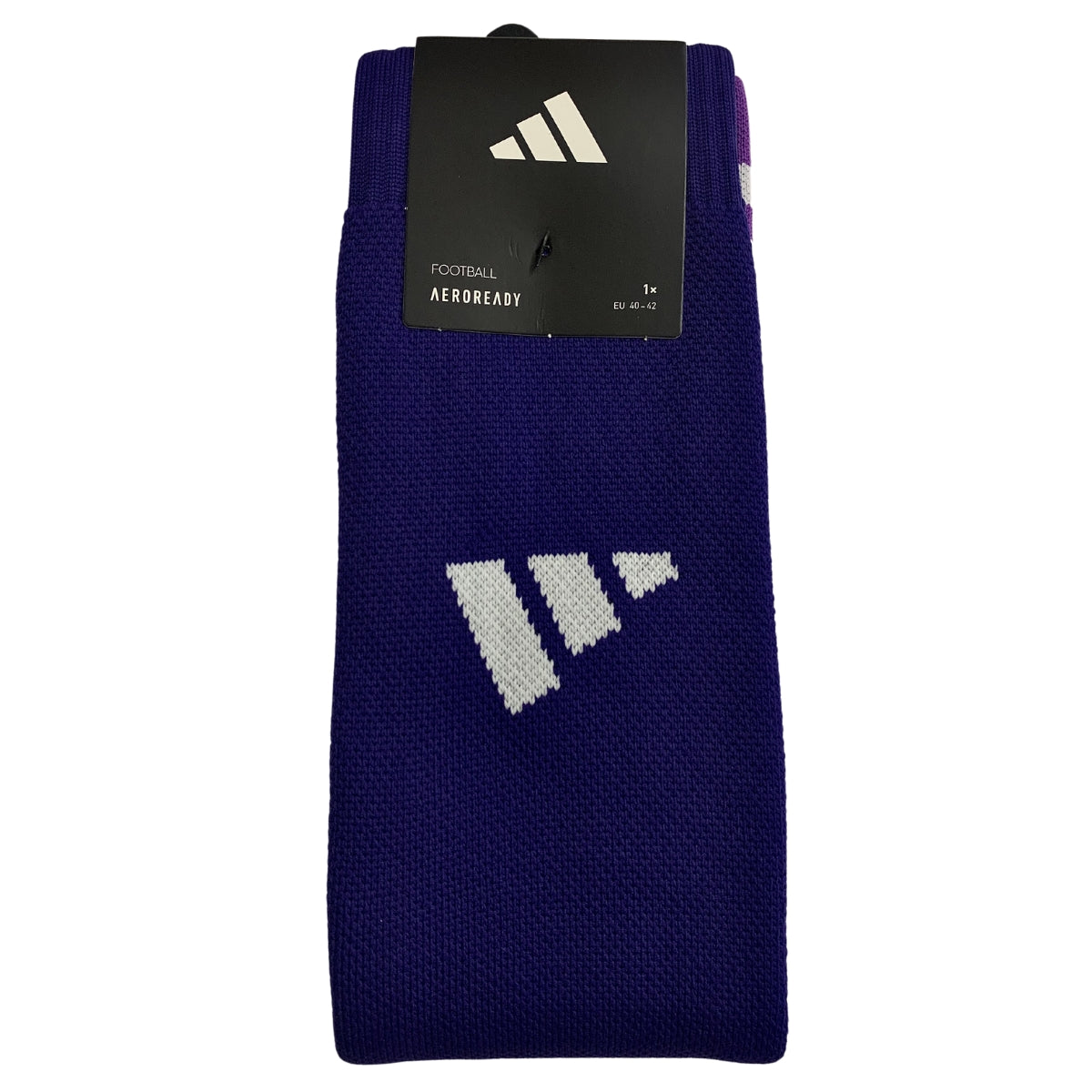 CALCELTAS MORADAS CON RAYAS BLANCAS ADIDAS