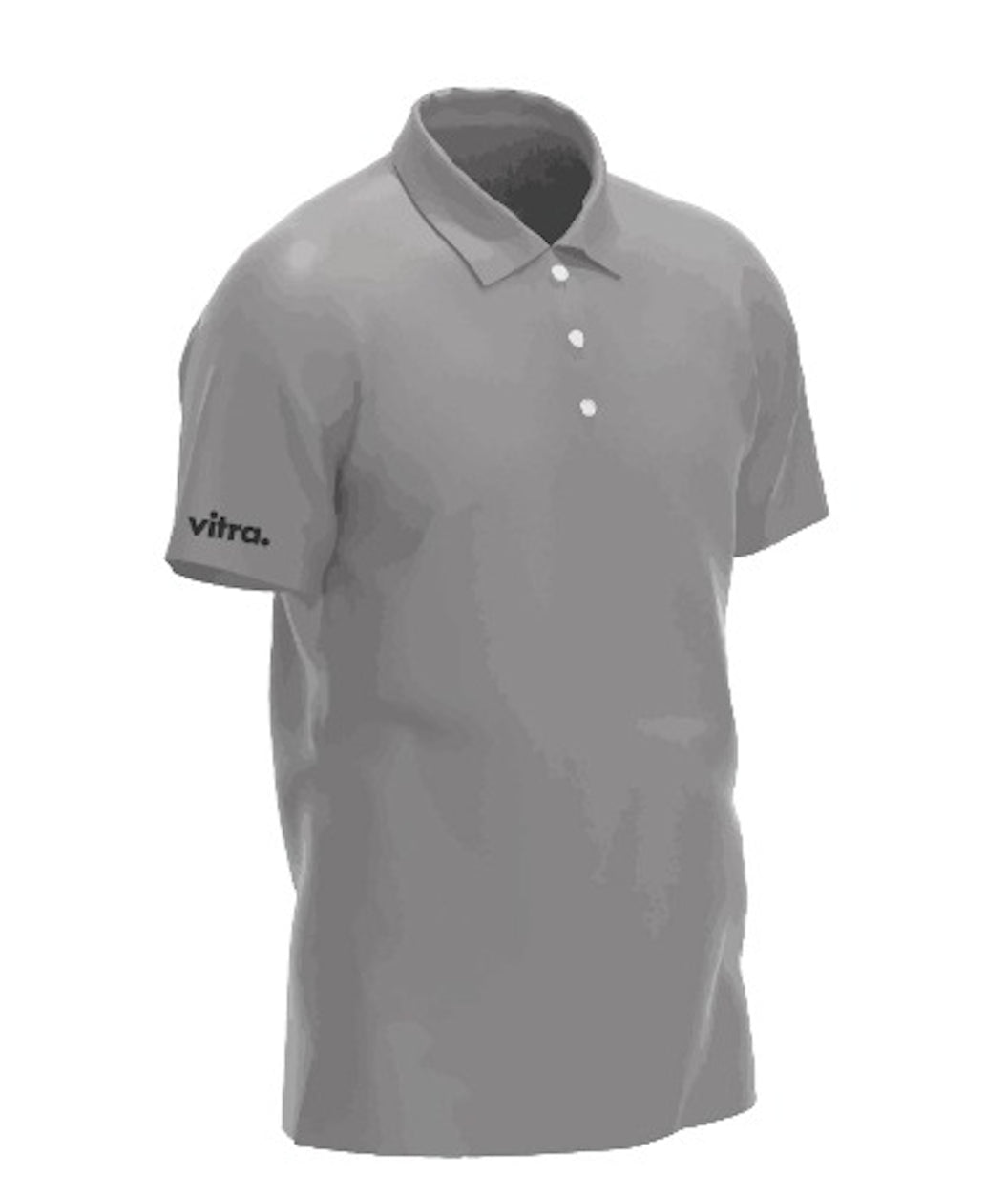 Playera Tipo Polo Piqué Hombre Manga Corta Gris Optima