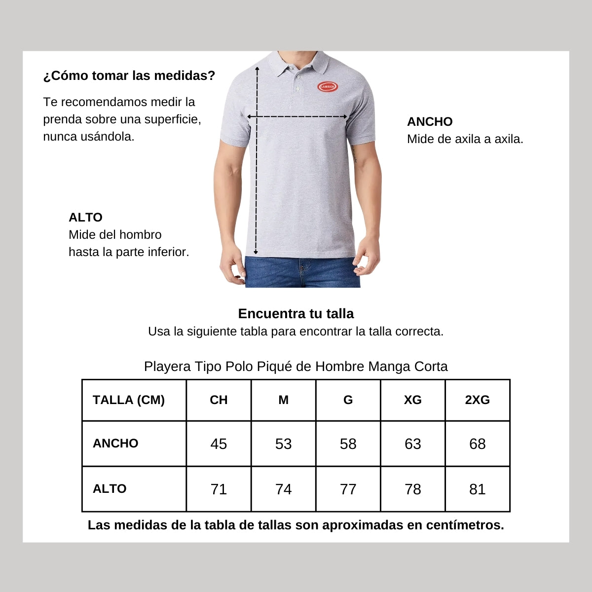 Playera Tipo Polo Piqué Hombre Manga Corta Gris