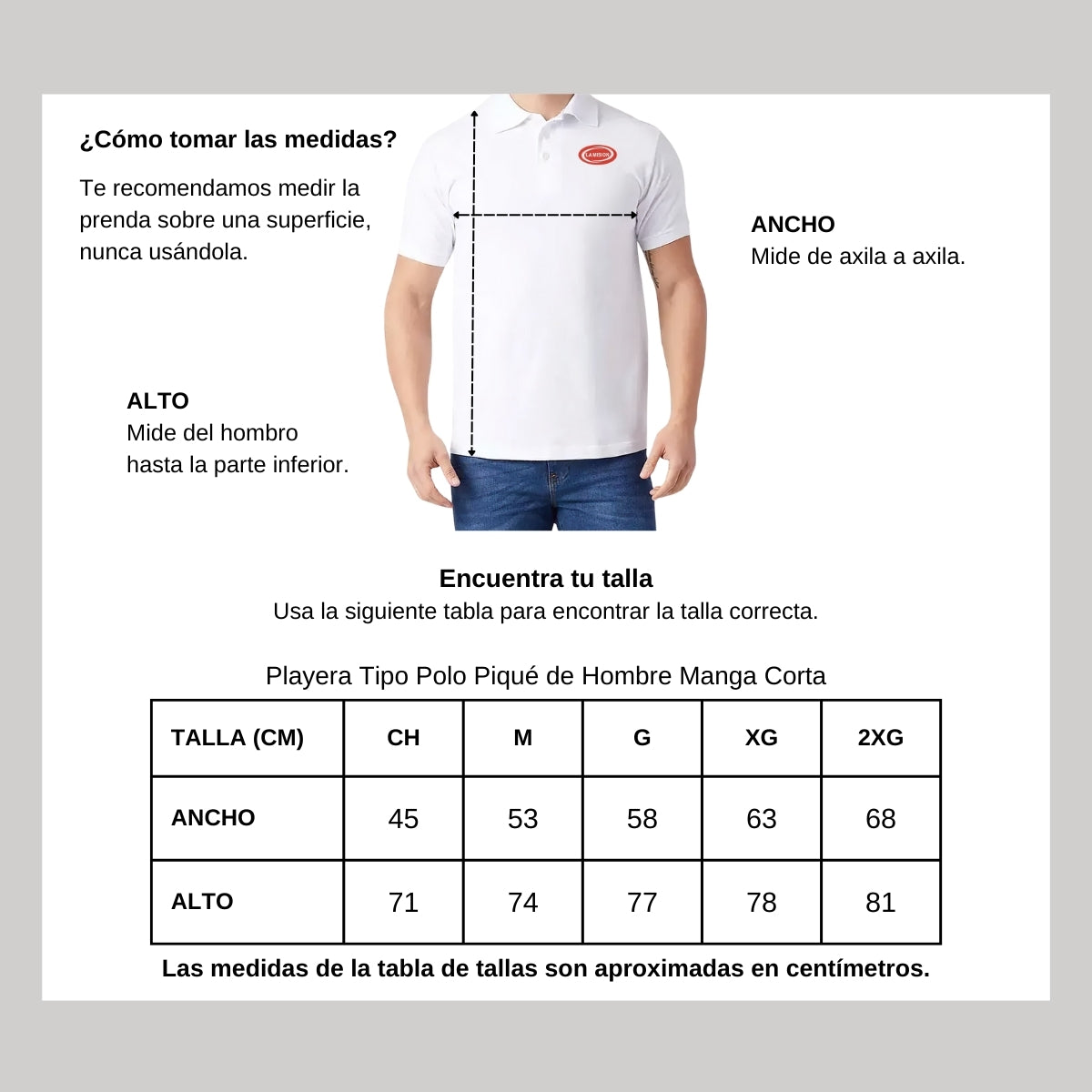 Playera Tipo Polo Piqué Hombre Manga Corta Blanco
