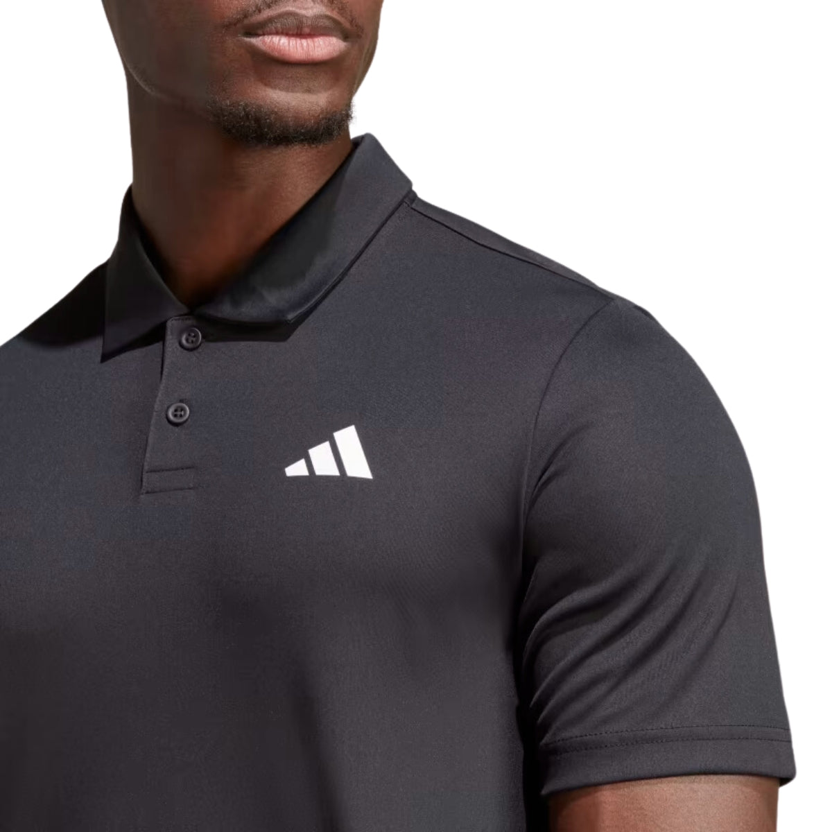 Playera Polo de Tenis Club 3 Franjas Escudo