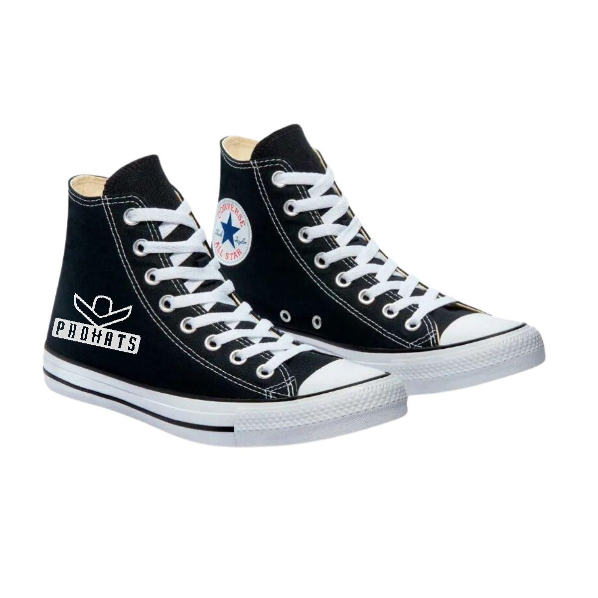 converse bota negro