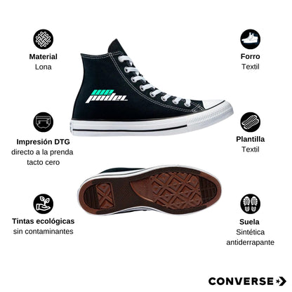 Tenis Converse Chuck Taylor All Star Bota Negro