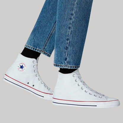 Tenis Converse Chuck Taylor All Star Bota Blanco