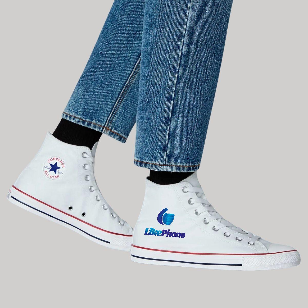 Tenis Converse Chuck Taylor All Star Bota Blanco