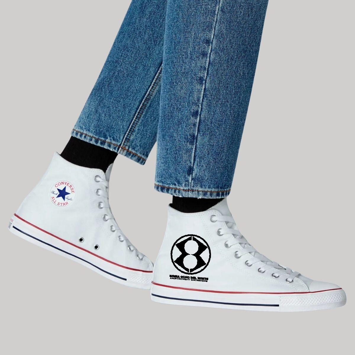 Tenis Converse Chuck Taylor All Star Bota Blanco