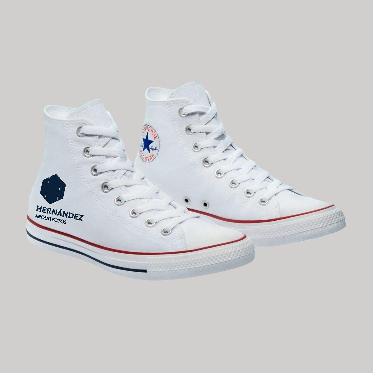 Tenis Converse Chuck Taylor All Star Bota Blanco