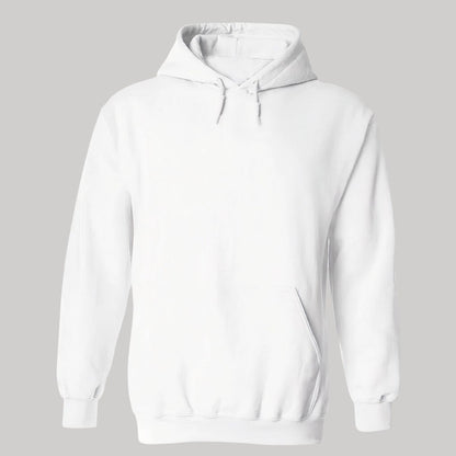 Sudadera c/Capucha Unisex Blanco Personalizable Escudo