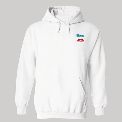 Sudadera c/Capucha Unisex Blanco Personalizable Escudo