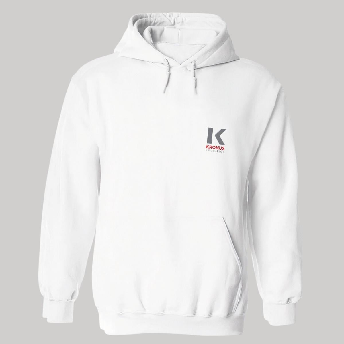 Sudadera c/Capucha Unisex Blanco Personalizable Escudo