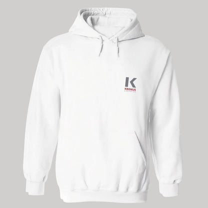 Sudadera c/Capucha Unisex Blanco Personalizable Escudo