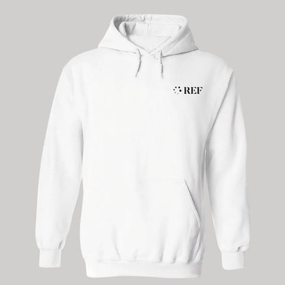 Sudadera c/Capucha Unisex Blanco Personalizable Escudo