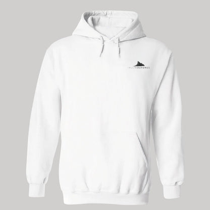Sudadera c/Capucha Unisex Blanco Personalizable Escudo