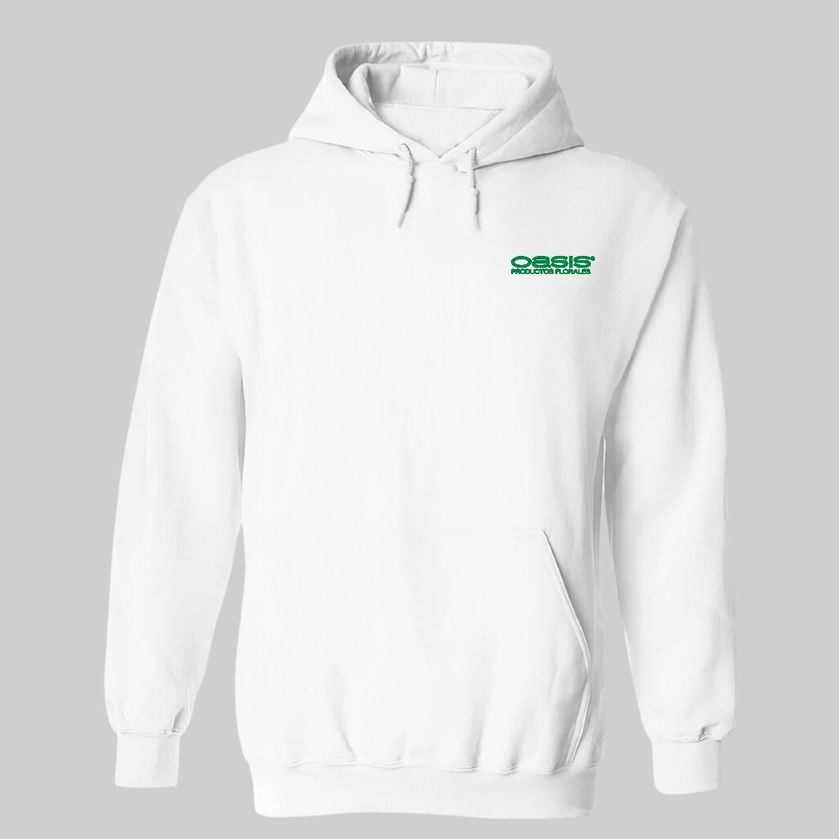 Sudadera c/Capucha Unisex Blanco Personalizable Escudo