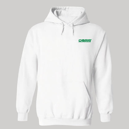 Sudadera c/Capucha Unisex Blanco Personalizable Escudo