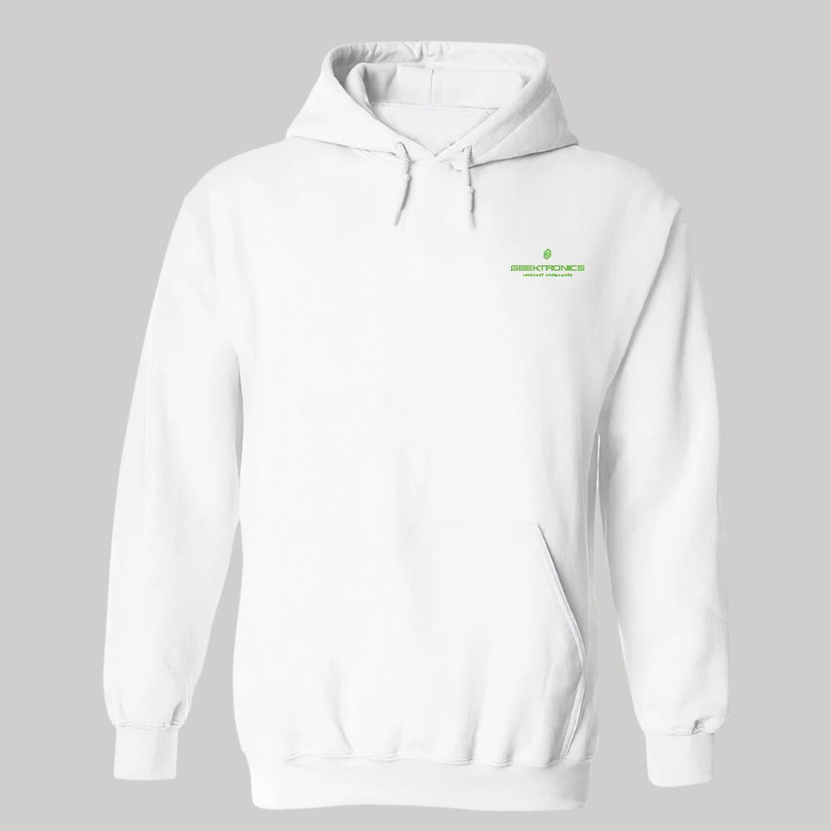 Sudadera c/Capucha Unisex Blanco Personalizable Escudo