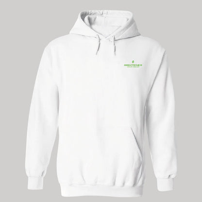 Sudadera c/Capucha Unisex Blanco Personalizable Escudo