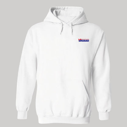 Sudadera c/Capucha Unisex Blanco Personalizable Escudo