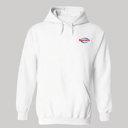 Sudadera c/Capucha Unisex Blanco Personalizable Escudo