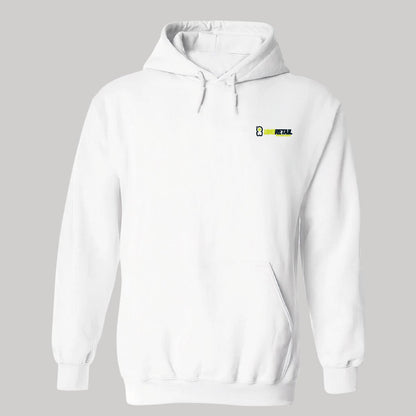 Sudadera c/Capucha Unisex Blanco Personalizable Escudo