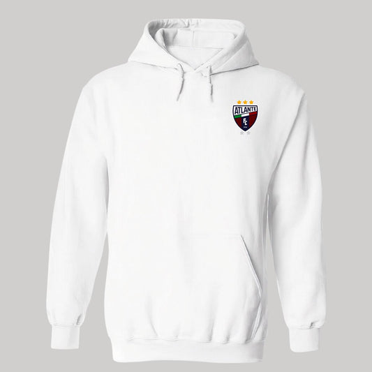 Sudadera c/Capucha Unisex Blanco Personalizable Escudo